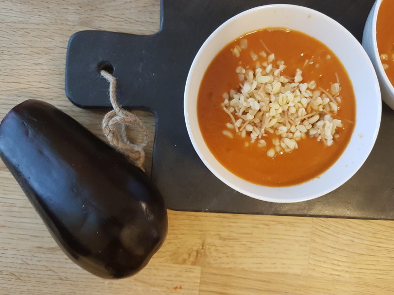 tomat och aubergine